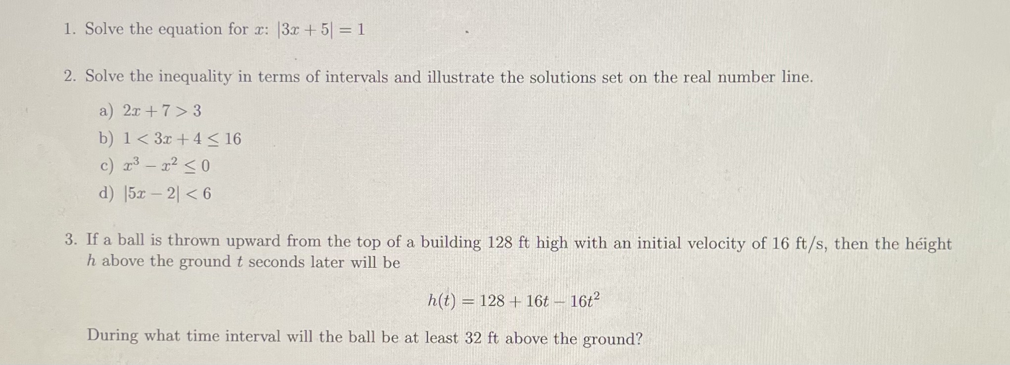 in a neat writing, so that I understand it.This is calculus 1.