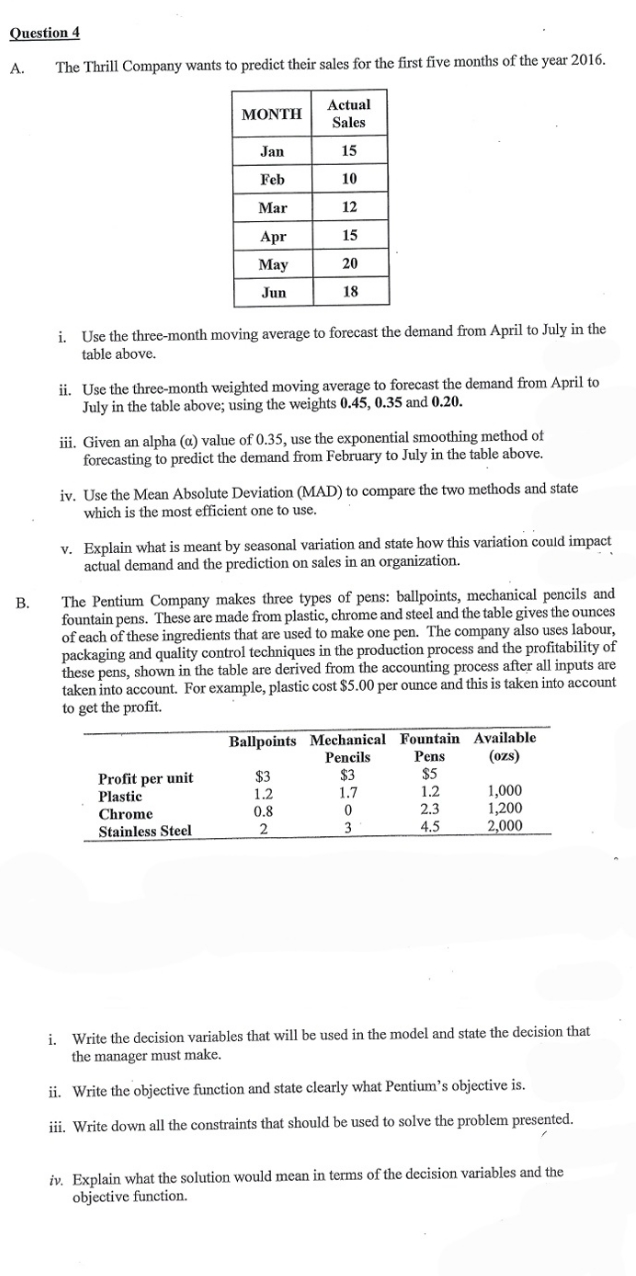  this is a operations research question. please take your time to