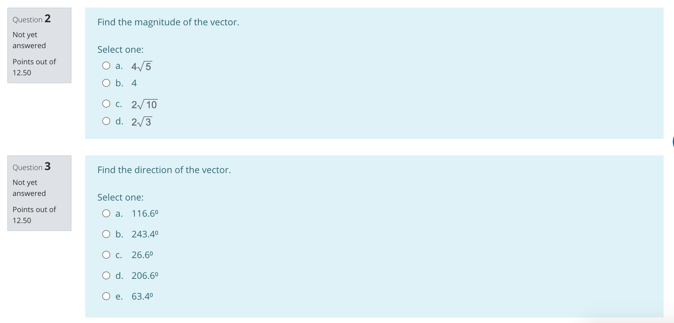 first step to solve the equation? Not yet answered Select one: Points