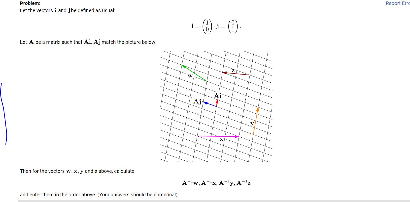 Problem: Let the vectors i and j be defined as usual: Let