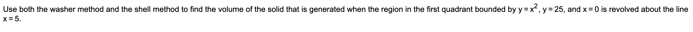 the volume of the solid that is generated when the region in