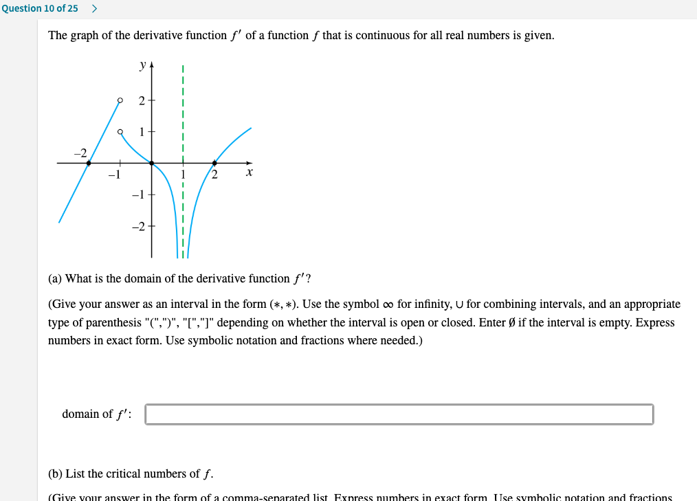 + e-*/2 cos (2x) (a) Find the derivative f'. (Express numbers in
