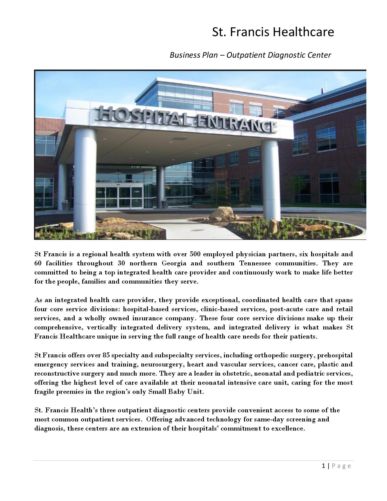 hospitals and 60 facilities throughout 30 northern Georgia and southern Tennessee communities.