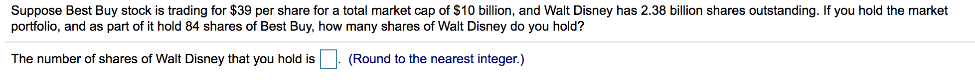 is trading for $39 per share for a total market cap of