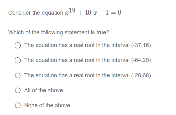 O f (a) > 0 for all ac in [-38, 13] Of(a)