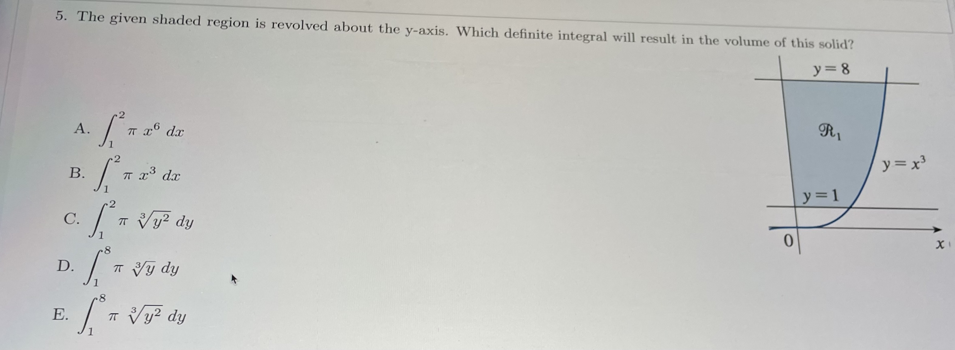 D. (2 2 - ex ) da E. NONE10 points Save Answer