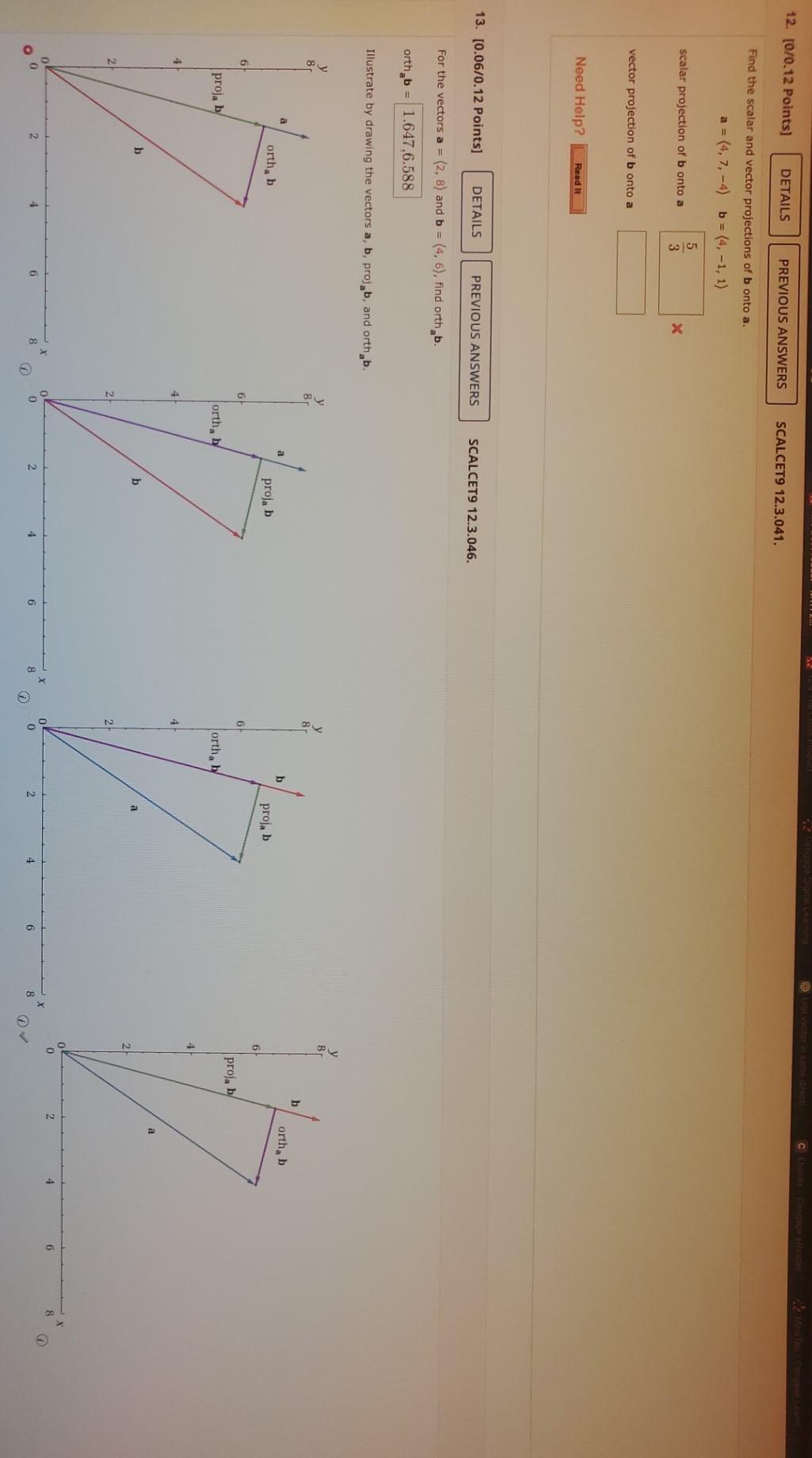 corrrect if that helps you. 12. [0/0.12 Points] DETAILS PREVIOUS ANSWERS SCALCET9