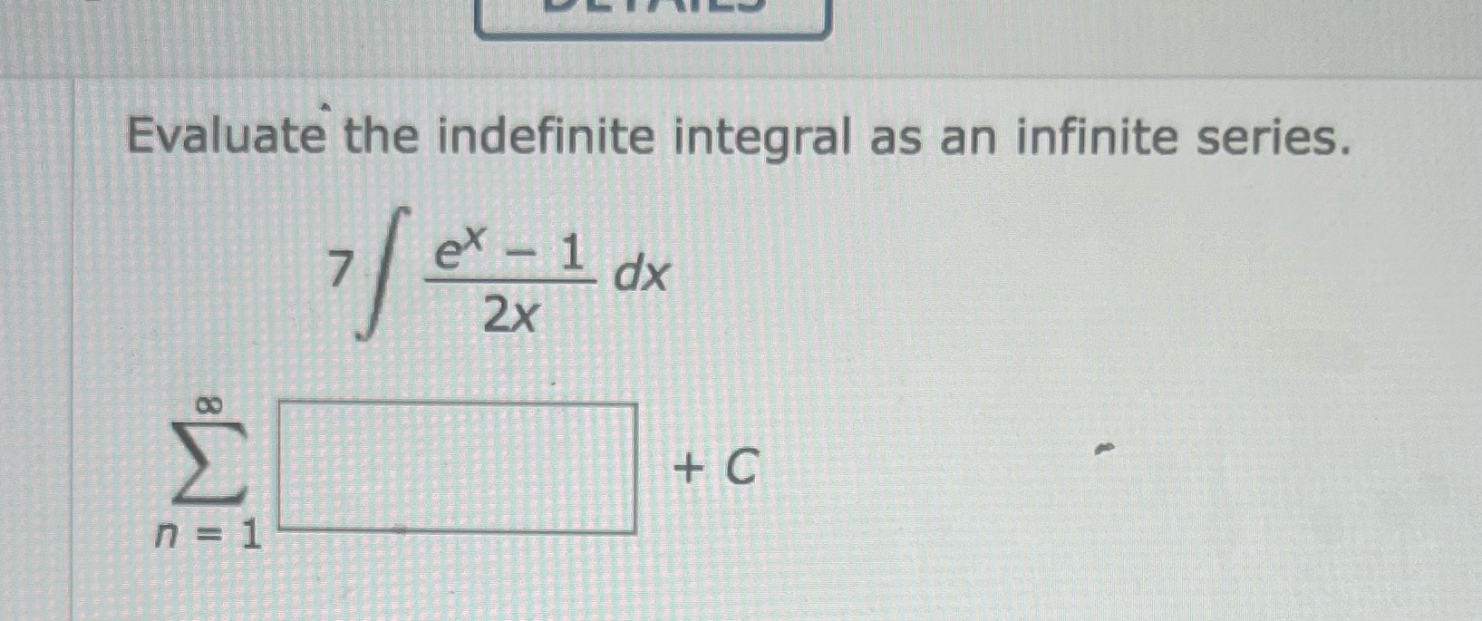 Please put the answer in the box or separate Evaluate the
