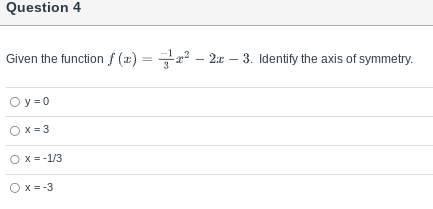 0) y intercepts: (0,0) and (0, -8) O x intercepts : (4,