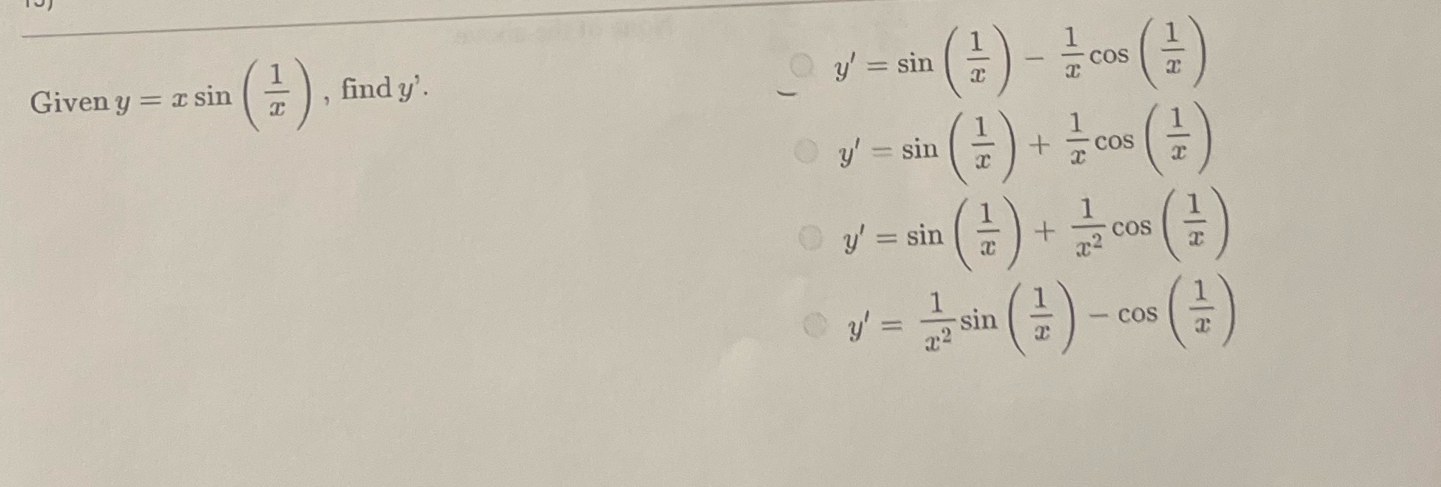 Given y c sm cos find y'. sin sin sin y =