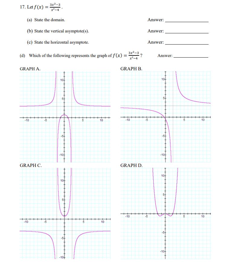 B. c. D. [1/4, 2] 2. Which of the following polynomials has