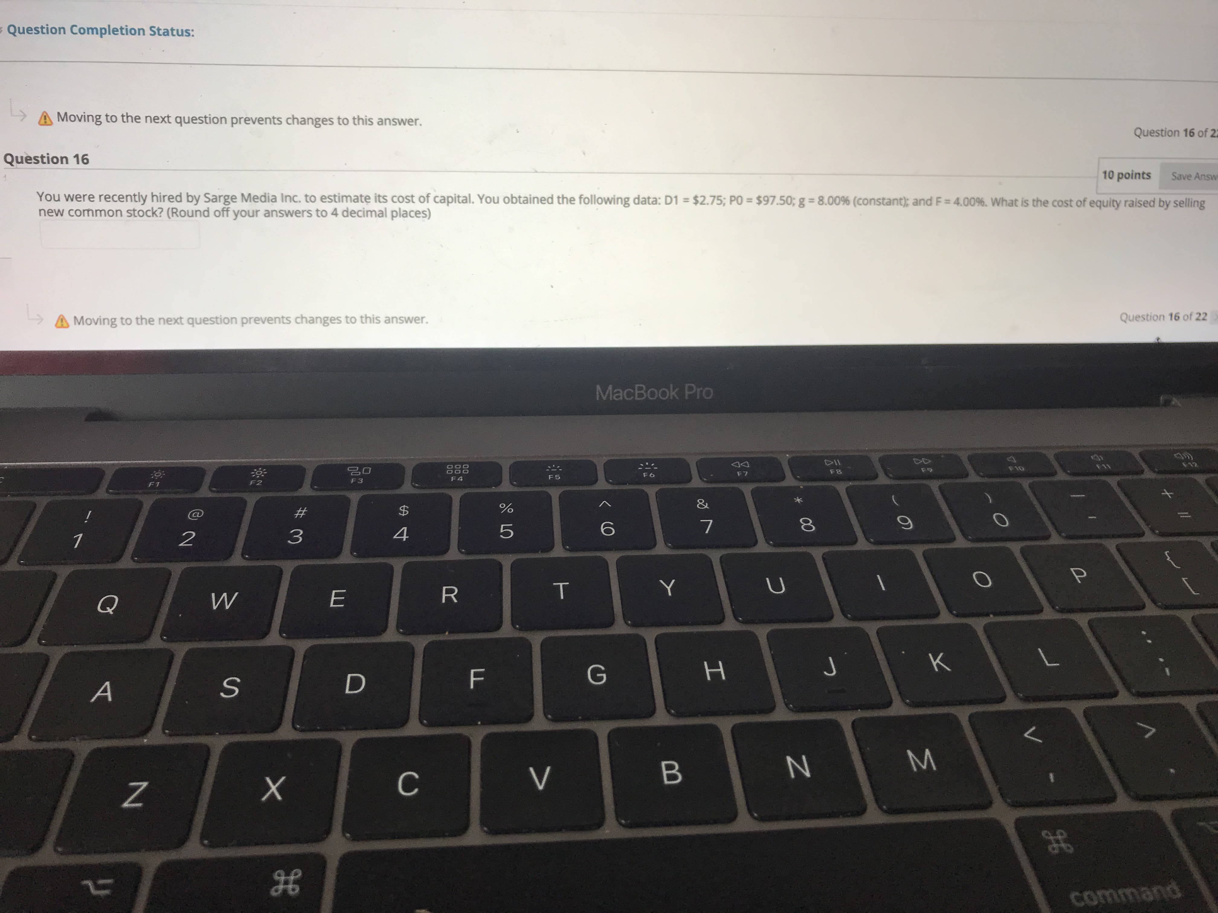  please I need answer urgent Question Completion Status: Moving to the