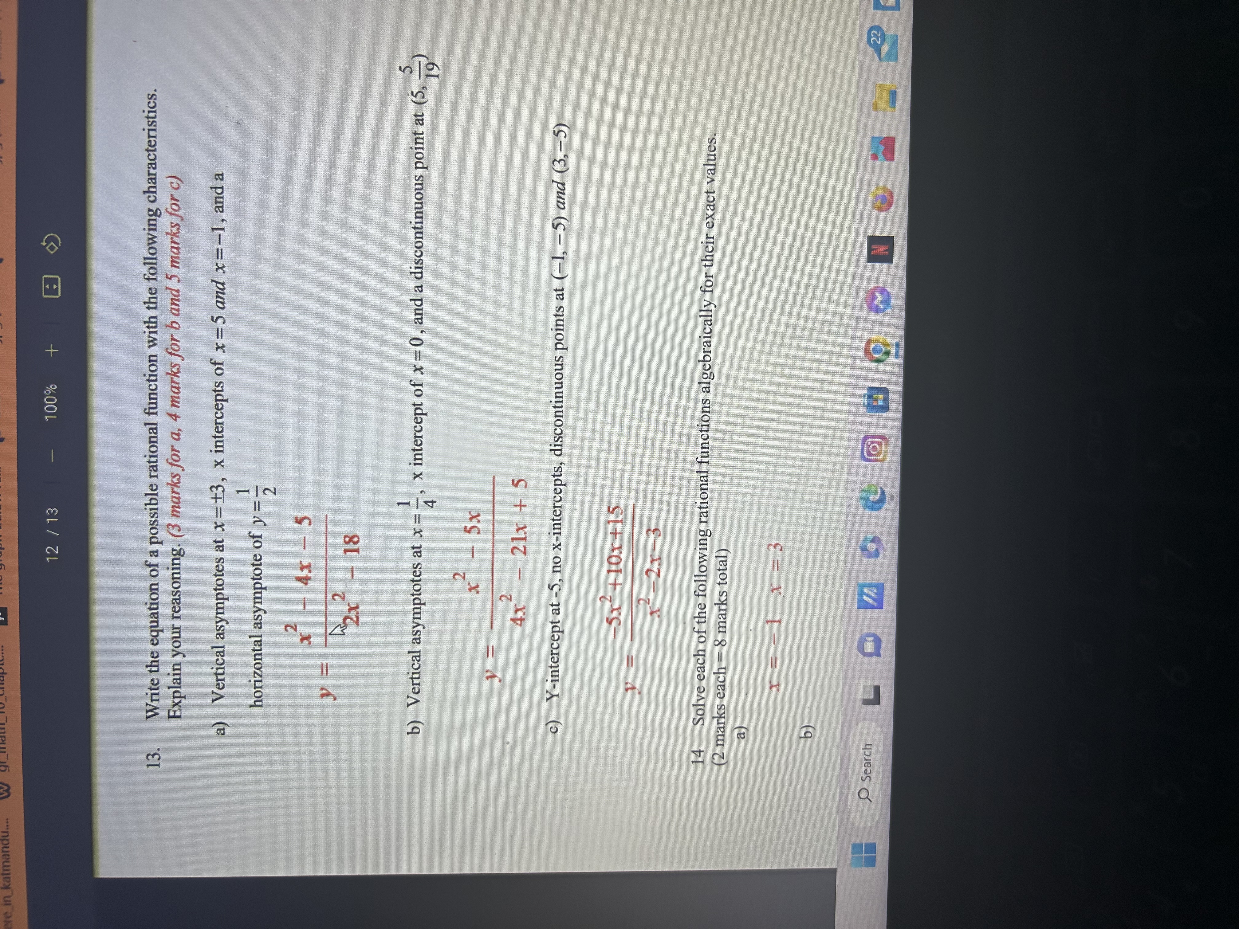 ) X 3x + 18 b. Assessment No Attempt = 0 Beginning