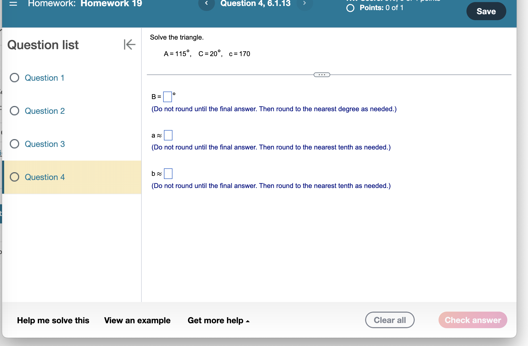 needed.) Help me solve this View an example Get more help -