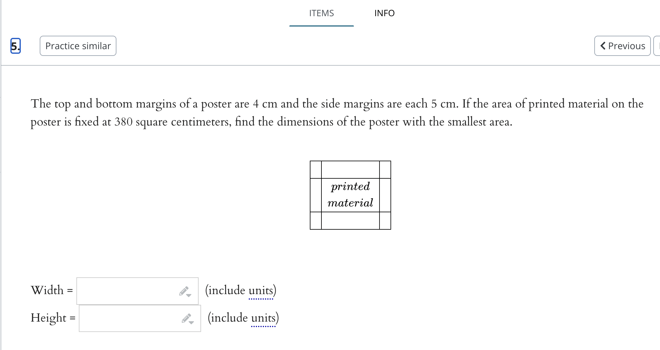 up the sides. If the box needs to be at least 1