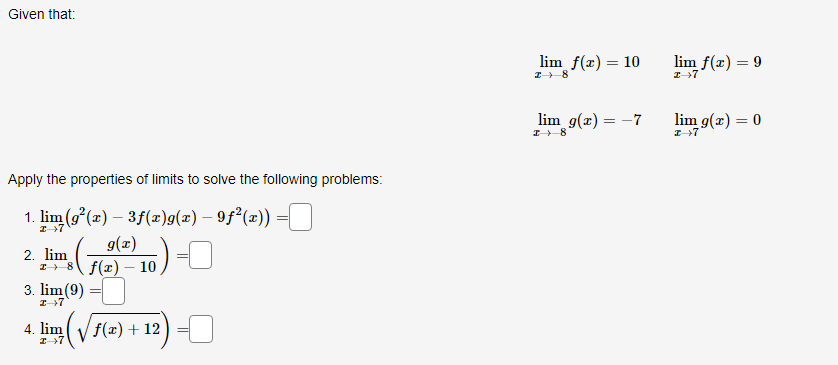 h) - f(2) h +0 h where f(x) = 4x + 8.