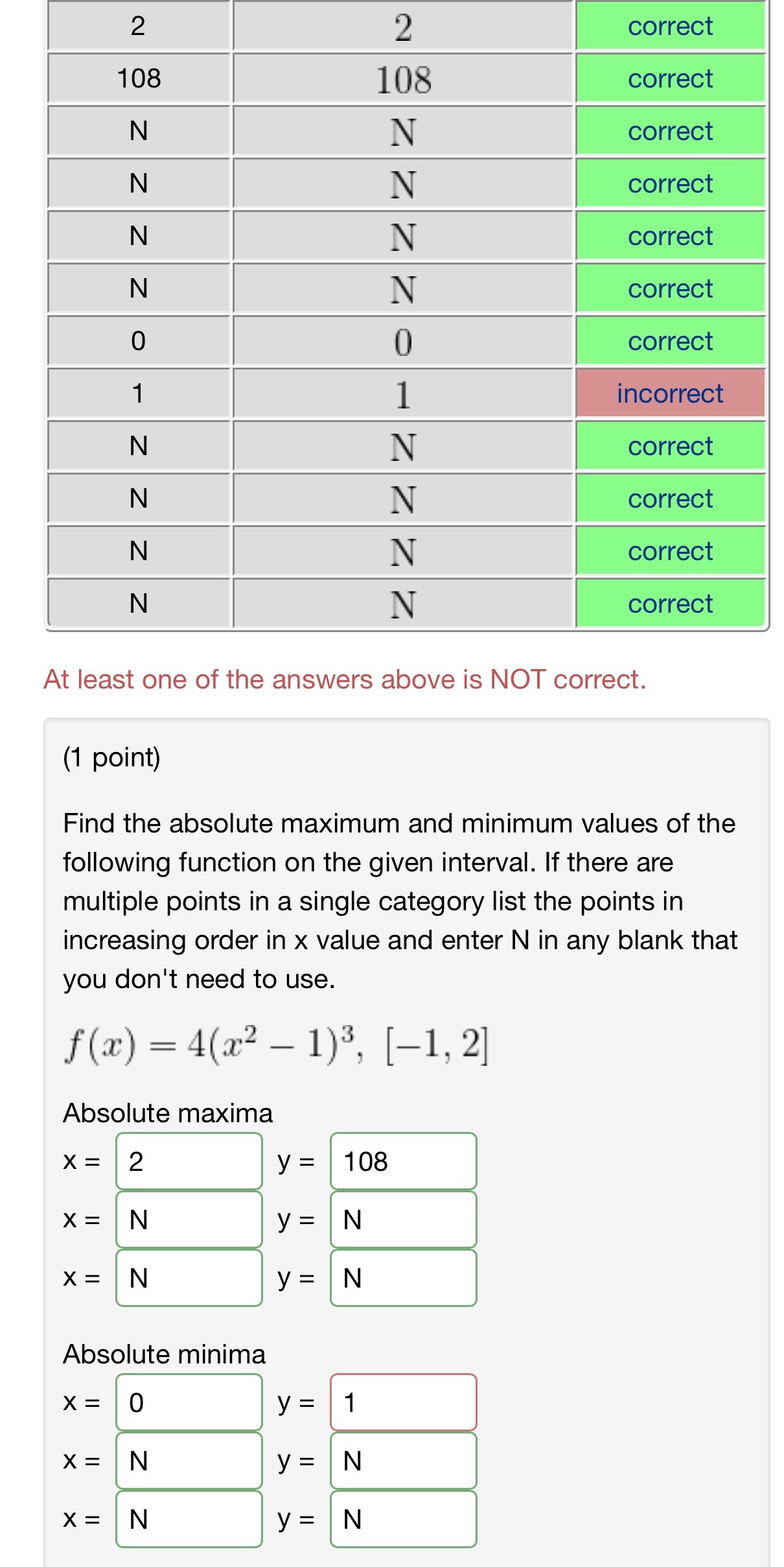 I 2 I 2 correct 1 08 108 correct correct correct