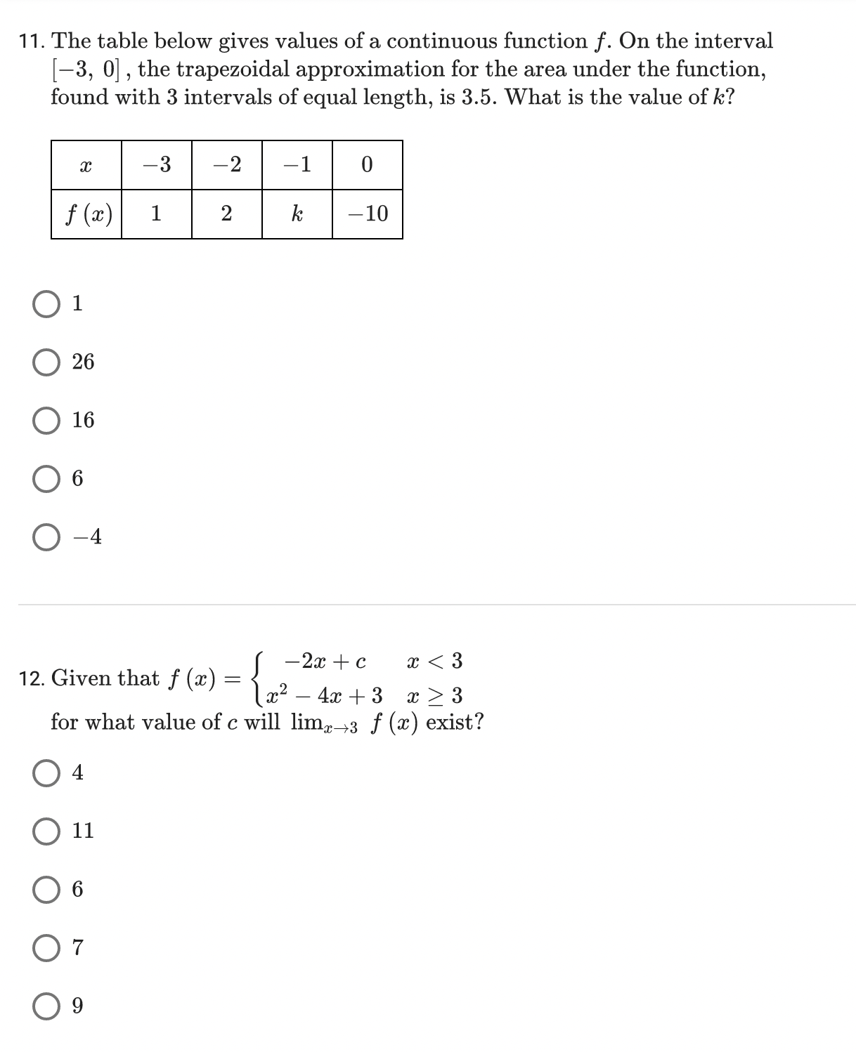 closed interval [4, 16]. Given that f (4) = 2 and f