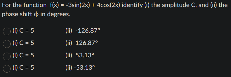 VLet a and B be angles in the first quadrant such that