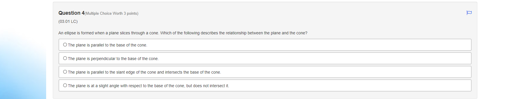 and center of the translated circle? Center (-4, 5); r= 6 O
