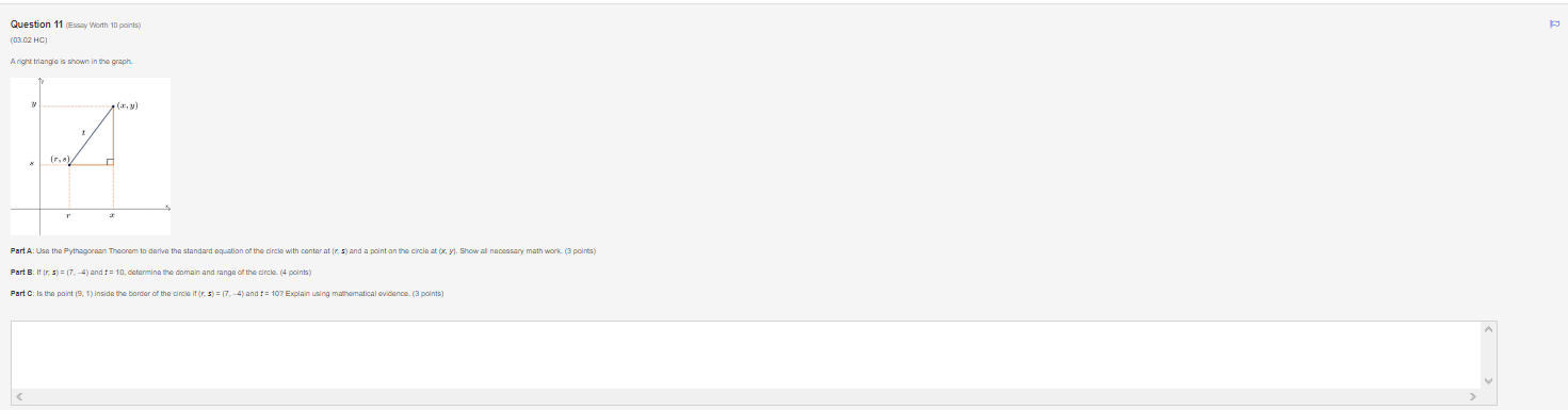 parabola and explain what it represents in terms of the context. O