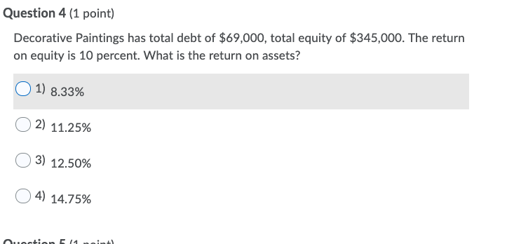 of goods sold of $14.9?0, other costs of $5,300. and a tax