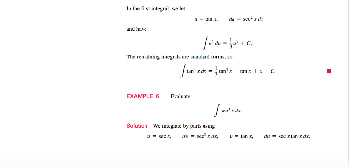 integrals into trigonometric integrals. Exercise 1. Read the subsection "Products of Powers