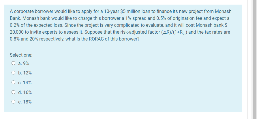 a 10year $5 million loan to nance its new project from Monash