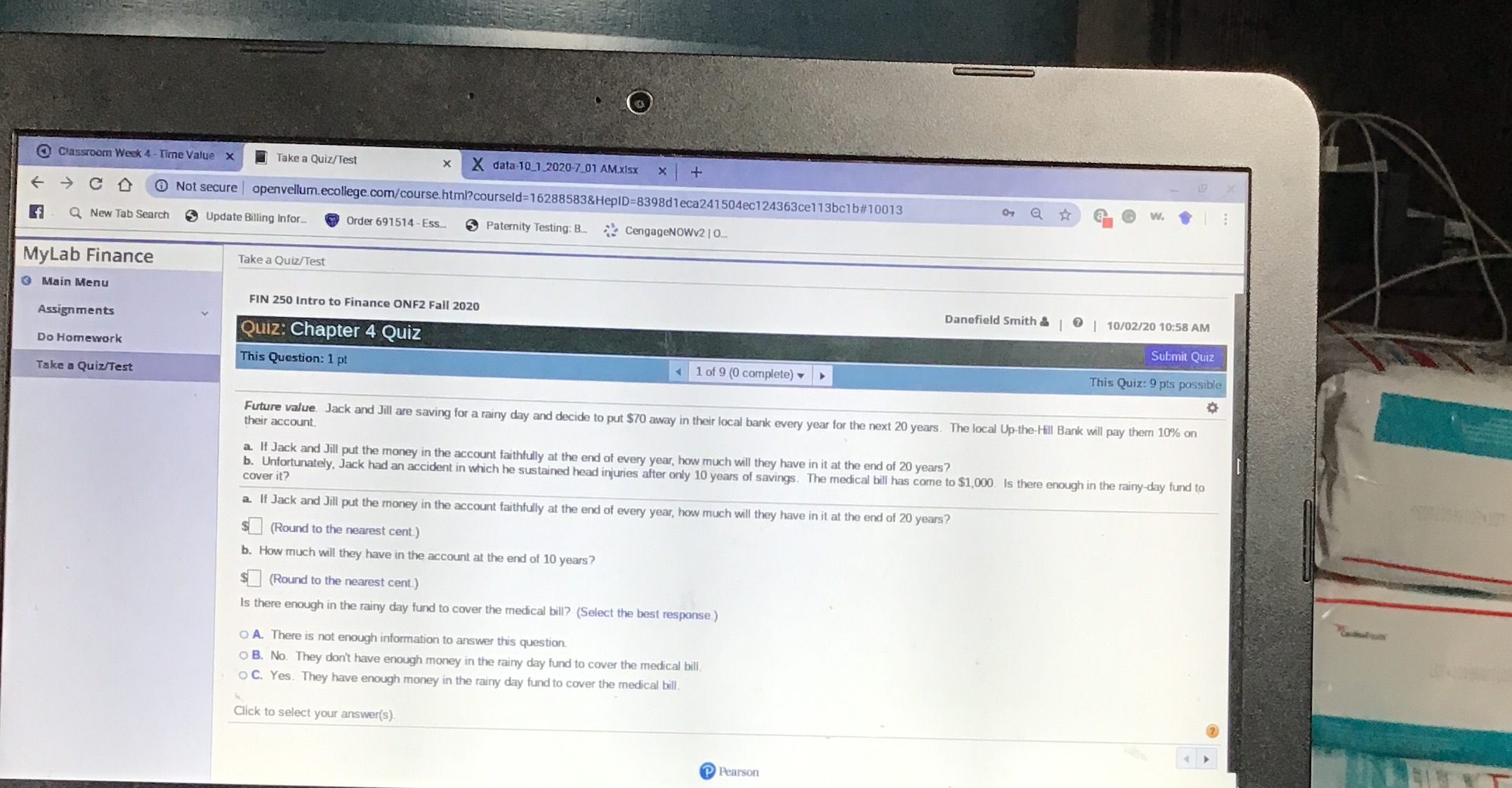 Take a Quiz/Test X X data-10_1 2020-7 01 AMxIsx x + 19