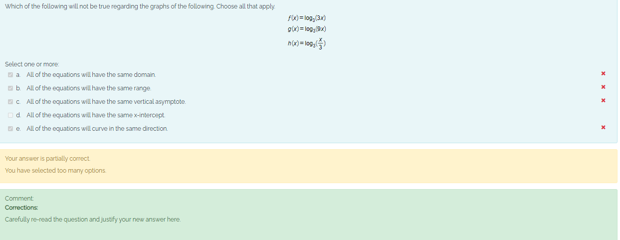 and range of fix) in interval notation. Be careful of using I