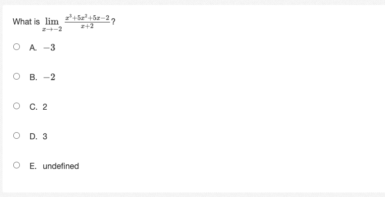 graph of the function has a corner at x = 1. O