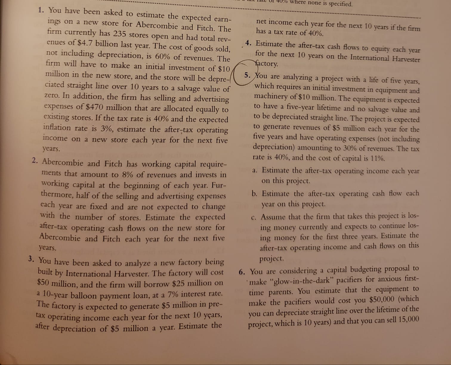 I need to answer the problem number 3 first. where none is