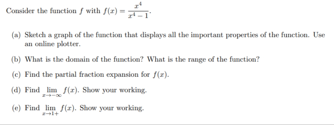  solve the question with clean handwriting..... $4 Consider the function f