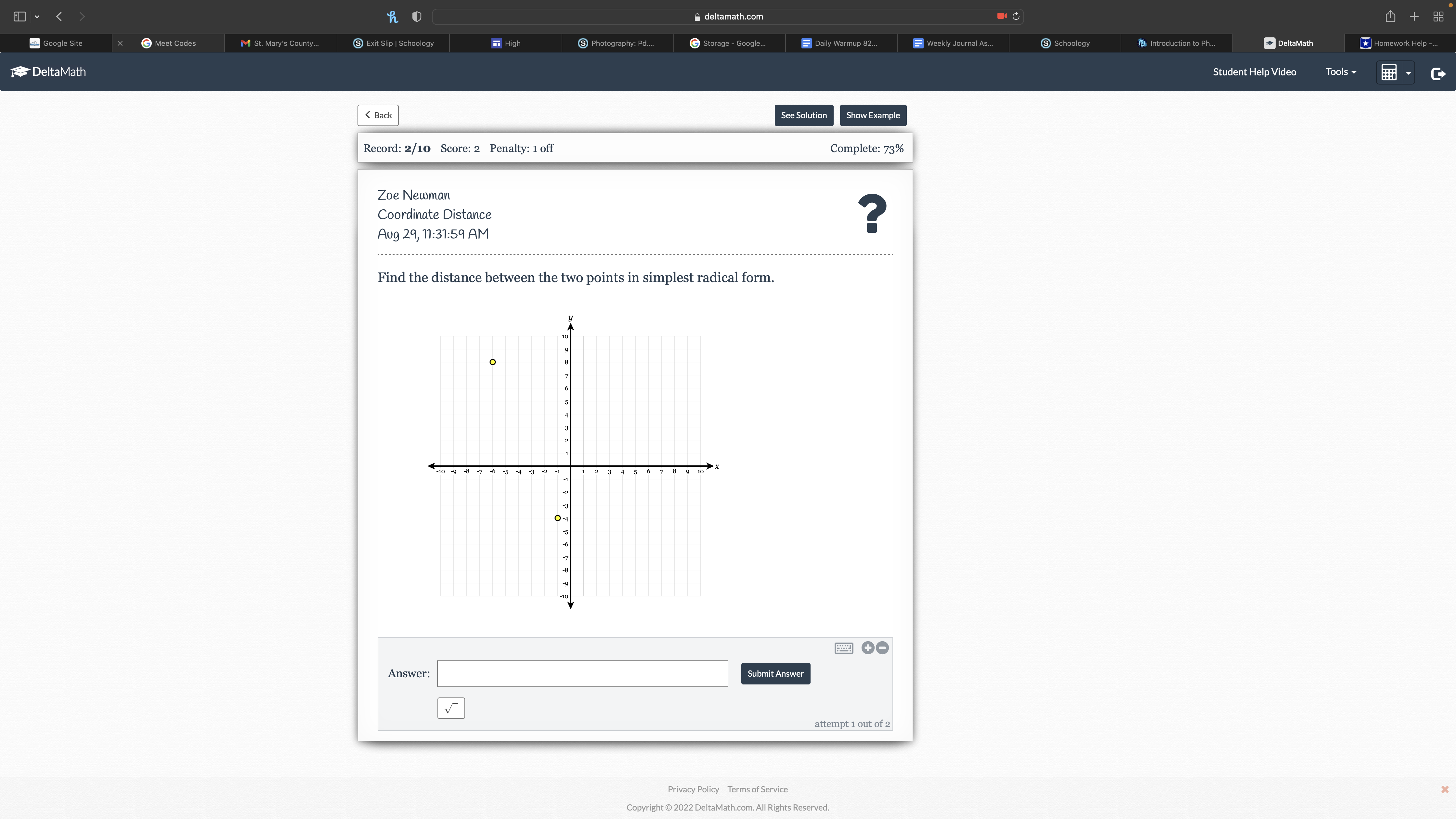  Hello!I need help with this assignment! deltamath.com + 88 Google Site