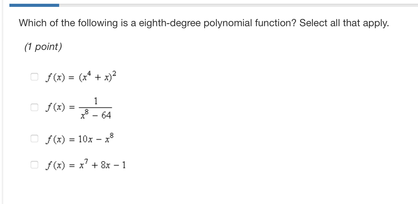 Theorem to find the remainder when the function f(x) = x3 +8x2