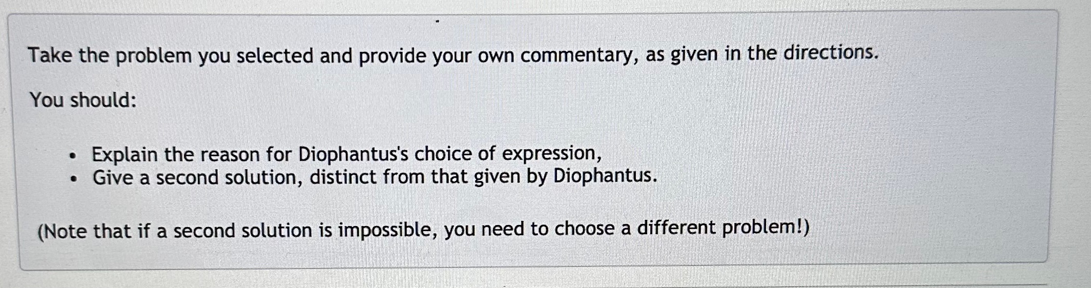 shot, and CLEARLY INDICATE what is a translation of Diophantus, and what
