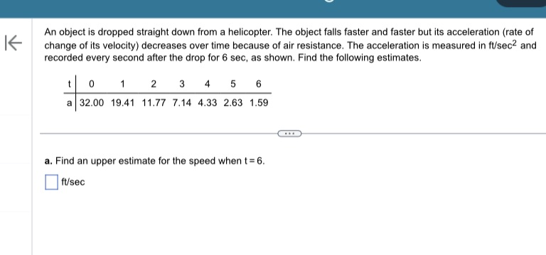  An object is dropped straight down from a helicopter. The object
