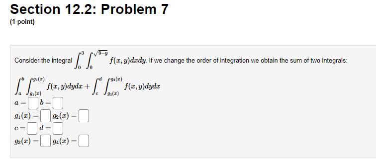 is the shaded region in the figure, and f(x, y) is a