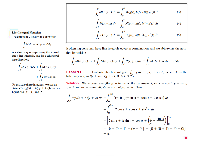 a single-variable integral. 16.2 Vector Fields and Line Integrals: Work, Circulation, and