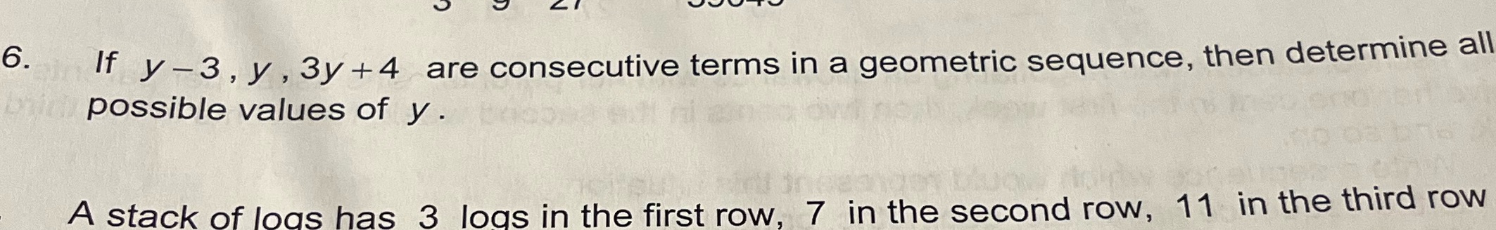 +4 are consecutive terms in a geometric sequence, then determine all possible