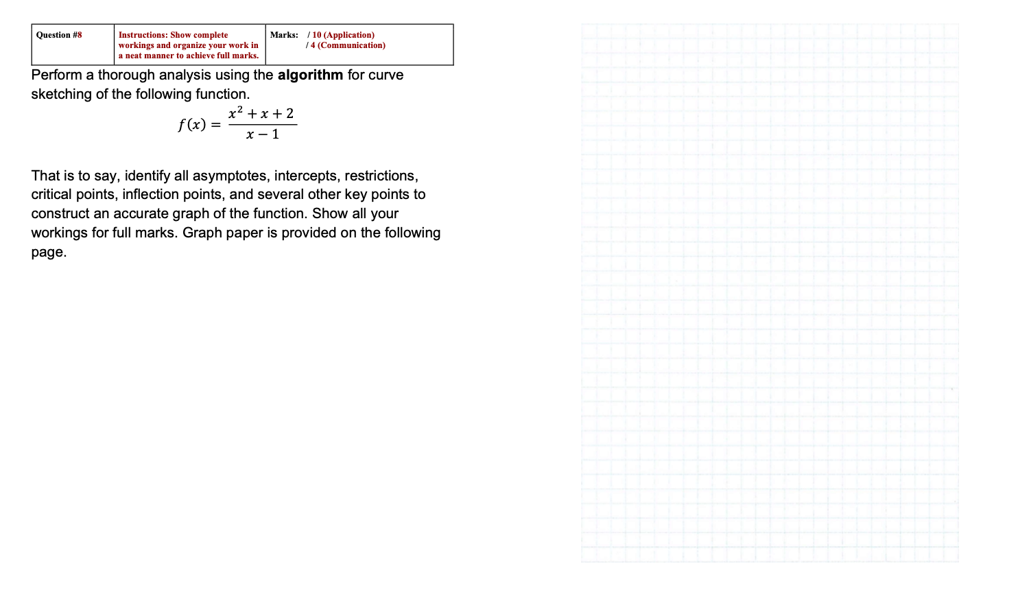the curve Determine the value(s) at which the function y = (3x3