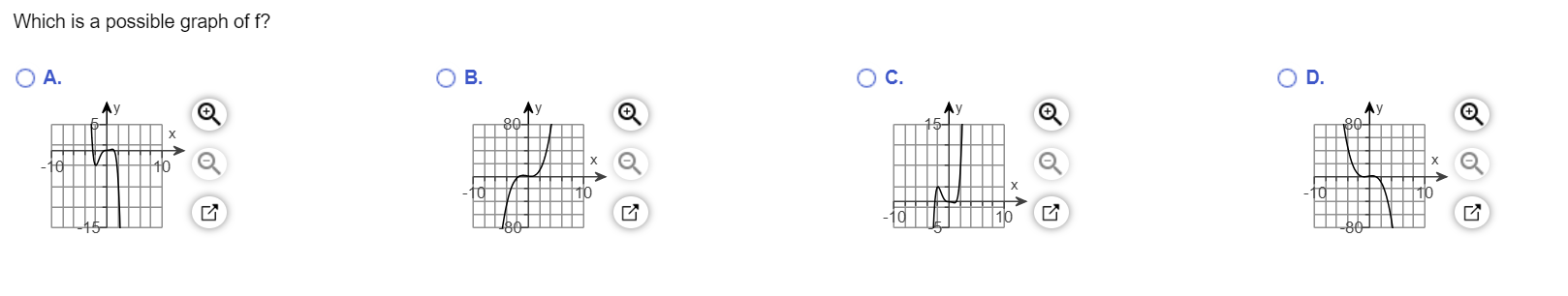 not unique). . . . The local maximum/maxima is/are at x =.