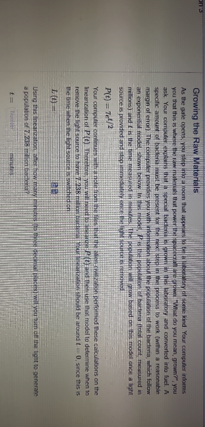 17 3 Growing the Raw Materials As the gate opens, you