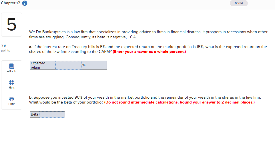 in providing advice to firms in financial distress. It prospers in recessions