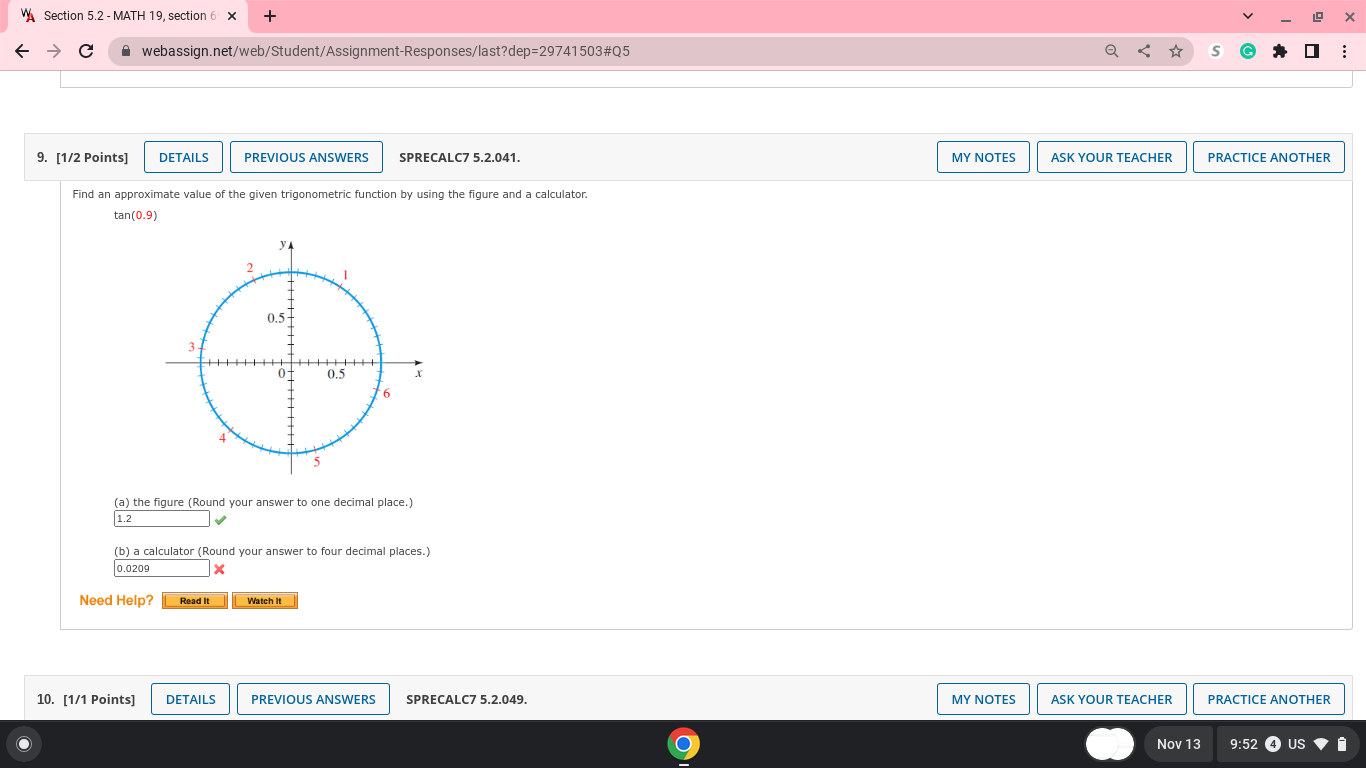 MY NOTES ASK YOUR TEACHER PRACTICE ANOTHER Consider the following. t =