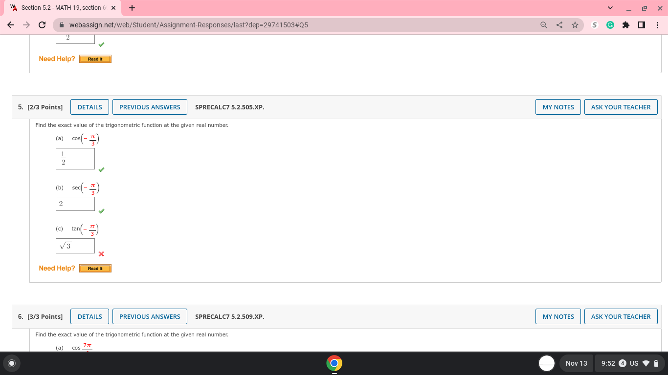 t = (b) Find the terminal point determined by t. (x, V)