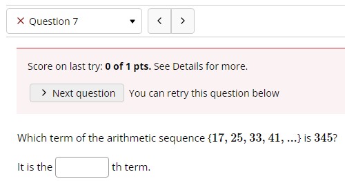 term is - 2 and 13th term is - 42. First term