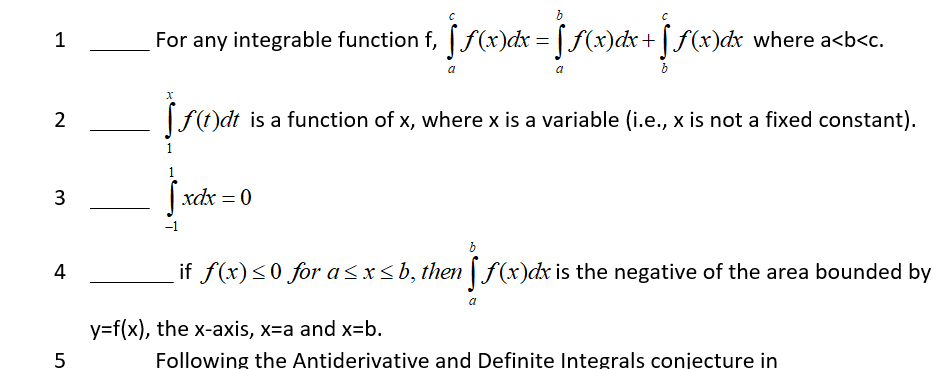 (x)dx f f (x)dx where a