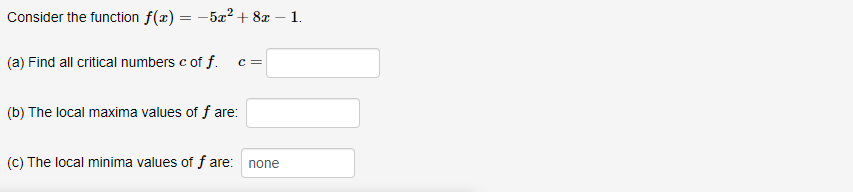 a relative maximum at the point E (h) f has a relative