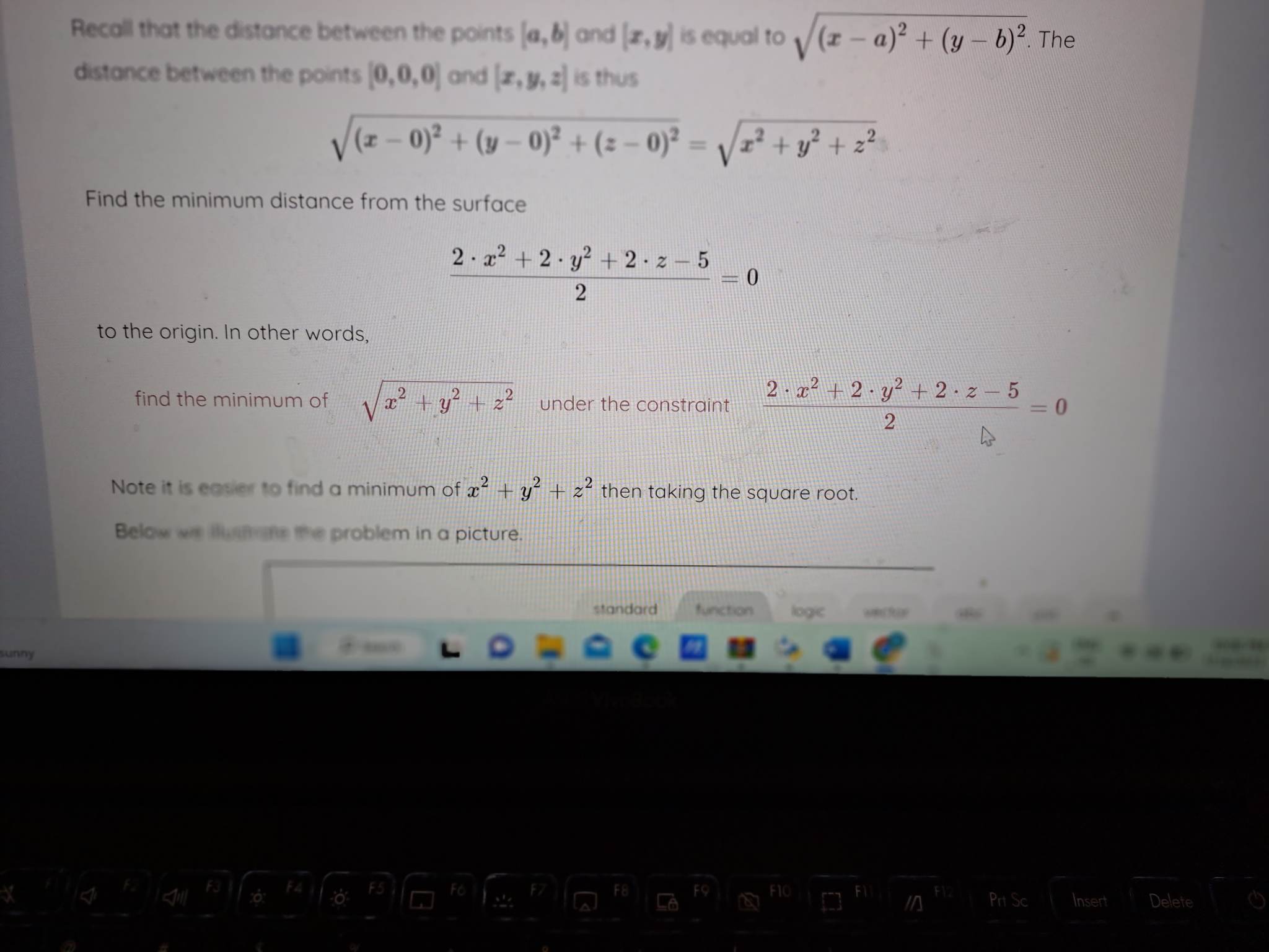 2 . x2 + 2 . y + 2 - 2 -5